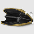 Italian Metallic Full-Grain Leather Wallet | Ancona by TAKEASY
