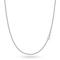 Italian Sterling Silver 1mm Unisex Box Chain Necklace by DailySale
