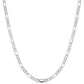 Italian Sterling Silver 3.5MM Figaro Chain by DailySale