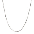 Italian Sterling Silver Diamond Cut Bead Chain Necklace by DailySale