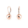 Italian Sterling Silver Leverback Ball Earrings by DailySale