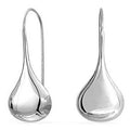 Italian Sterling Silver Puffed Teardrop Earrings by DailySale