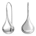 Italian Sterling Silver Puffed Teardrop Earrings by DailySale