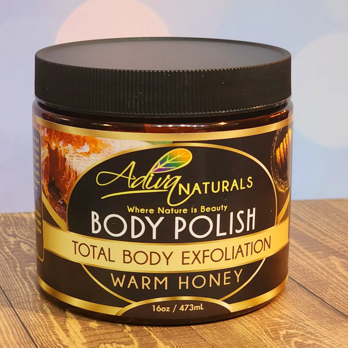 It's Back ✨ Ginger and Sugar Body Polish *Seasonal* Warm Honey by Adiva Naturals