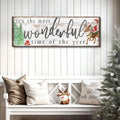 It's The Most Wonderful Time Of The Year Christmas Sign II by Tailored Canvases