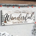 It's the most Wonderful Time of the Year Christmas Sign V by Tailored Canvases