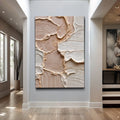 Ivory Minimalist Abstract Wall Art by Tailored Canvases