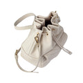 Premium New Zealand Lambskin Leather Drawstring Bucket Bag for Women by MiamiLeathers.com