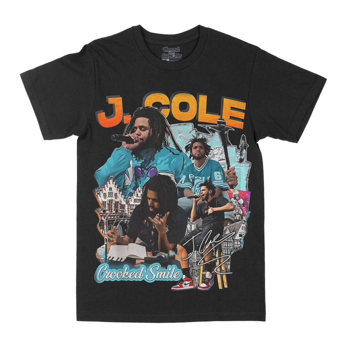 J. Cole "Crooked Smile" Graphic Tee by Obsessed with graphic tees