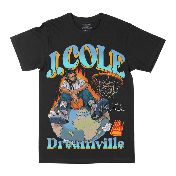 J. Cole "Dreamville World" Graphic Tee by Obsessed with graphic tees