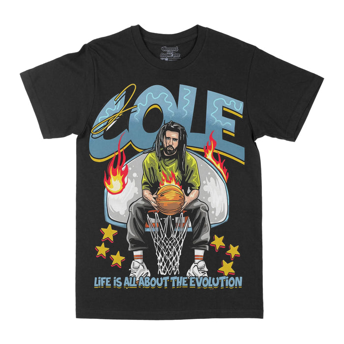 J. Cole "Evolution" Graphic Tee by Obsessed with graphic tees