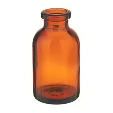30mL Sterile Amber Glass Vials, 20mm Finish (50 Pack) by Pasteur Pharmacy