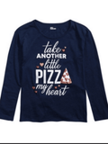 Epic Threads Big Girls Pizza My Heart Graphic T-Shirt, Size Medium by Vanessa Jane