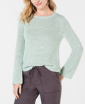 Style & Co Women's Mixed-Stitch Crew-Neck Sweater by Vanessa Jane