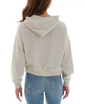 Bcx Juniors Zip-Neck Thermal Hoodie, Size Large by Vanessa Jane