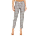 Calvin Klein Plaid Cropped Pants - Orange Multi, Size 12 by Vanessa Jane