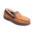 Haggar Men’s Faux-Shearling Venetian House Slippers, Large by Vanessa Jane