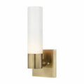 LIVEX LIGHTING 10101-01 Aero 1 Light Antique Brass Wall Sconce by Vanessa Jane