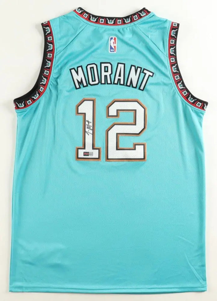 Ja Morant Signed Vancouver Grizzlies Hardwood Classics Jersey by Price Is Right Miami