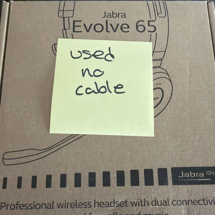 Jabra Evolve 65 SE Mono Wireless Headset with Bluetooth and Noise Cancelling Mic by Price Is Right Miami