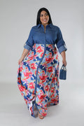 Jaccina Plus Size Dress by Fasheabe