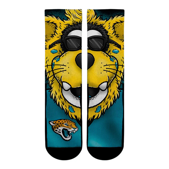 Jacksonville Jaguars - Split Face Mascot by Rock 'Em Socks