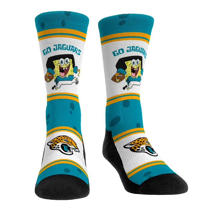 Jacksonville Jaguars - SpongeBob SquarePants - Team Up by Rock 'Em Socks