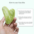 Jade Roller & Gua Sha Set Facial Beauty Tools Face Roller Skin Massager by DailySale