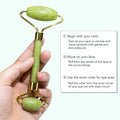 Jade Roller & Gua Sha Set Facial Beauty Tools Face Roller Skin Massager by DailySale
