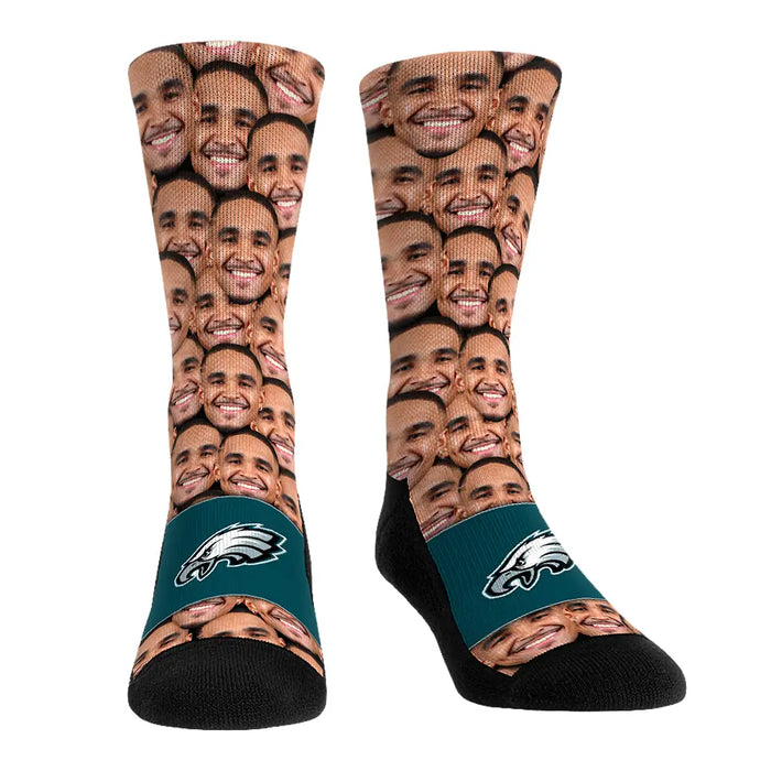 Jalen Hurts - Philadelphia Eagles - Face Repeat by Rock 'Em Socks