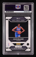Jalen Williams Signed 2022 23 Panini Instant RPS First Look by Price Is Right Miami