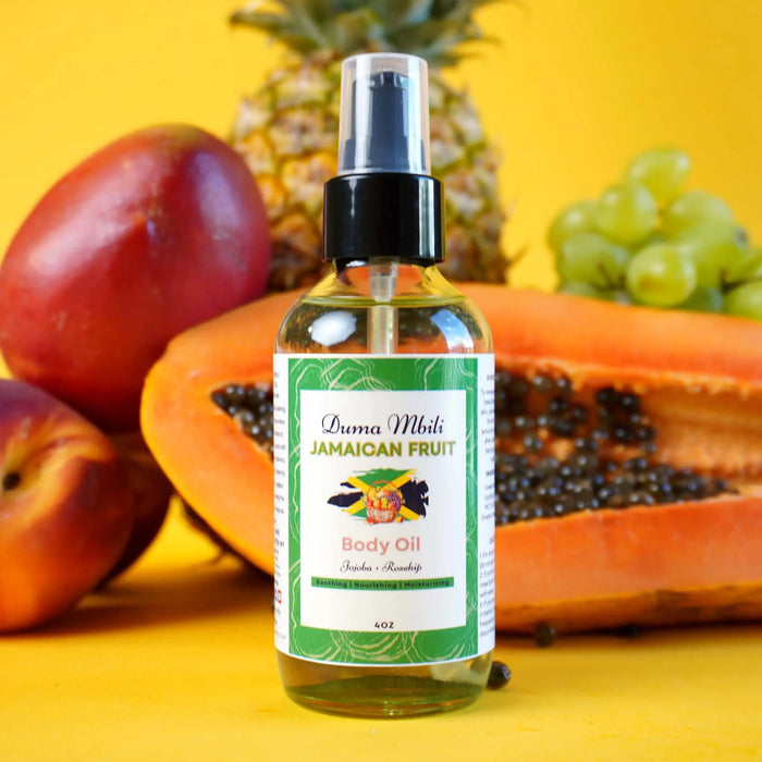 Jamaican Fruit Body Oil by Duma Mbili LLC