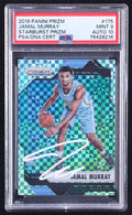Jamal Murray Signed 2016-17 Panini Prizm Prizms Starburst #175 RC (PSA 9 | Autograph Grade 10) by Price Is Right Miami