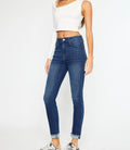 Janice High Rise Cigarette Leg Jeans - Dark Wash by Boutique 23