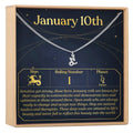 January 10th Capricorn Necklace by Dear Ava