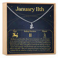 January 11th Capricorn Necklace by Dear Ava