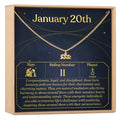 January 20th Aquarius Necklace by Dear Ava
