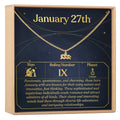 January 27th Aquarius Necklace by Dear Ava