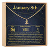 January 8th Capricorn Necklace