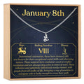 January 8th Capricorn Necklace by Dear Ava