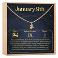 January 9th Capricorn Necklace by Dear Ava