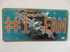 Jaylen Waddle Dolphins Signed License Plate (PAAS COA)