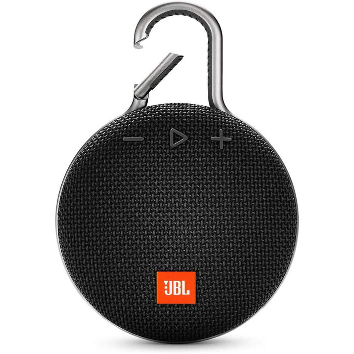 JBL Clip 3 Black - Waterproof, Durable & Portable Bluetooth Speaker (Refurbished) by DailySale