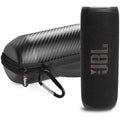 JBL FLIP 6 Waterproof Portable Speaker Bundle with gSport Carbon Fiber Case (Black) (Refurbished) by DailySale