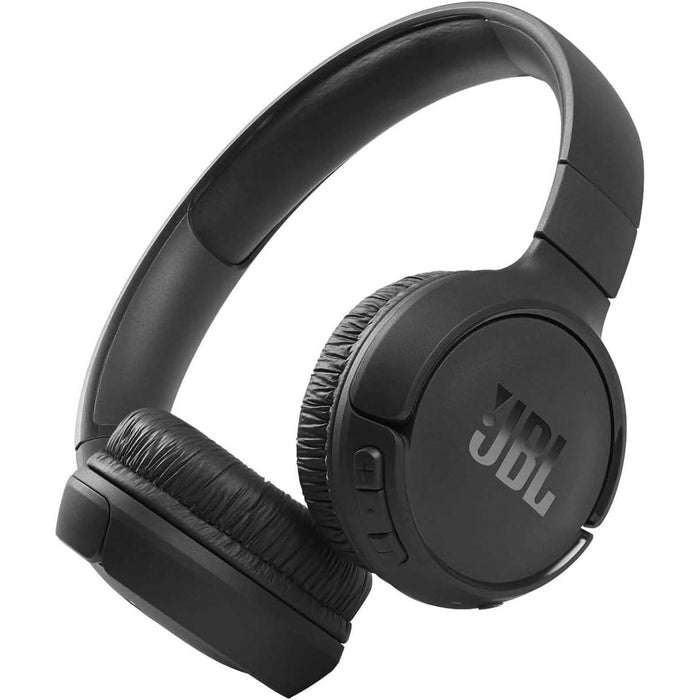JBL Tune 510BT: Wireless On-Ear Headphones with Purebass Sound - Black (Refurbished) by DailySale