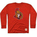 Original Retro Brand NHL Ottawa Senators Mens Long Sleeve Tri-Blend Tee, Small by Vanessa Jane