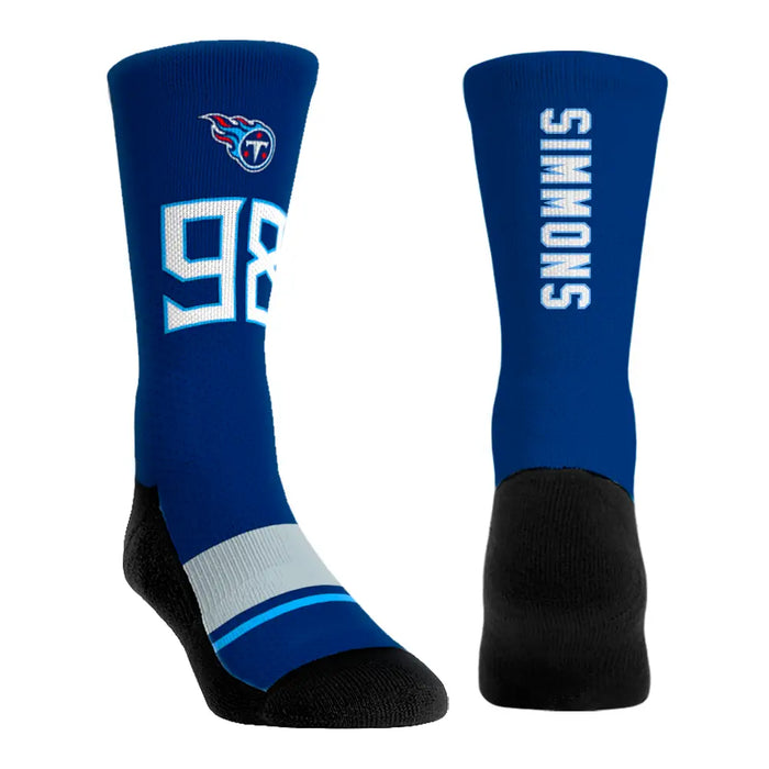 Jeffrey Simmons - Tennessee Titans - Jersey (Navy) by Rock 'Em Socks