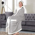 Jellie Cozy and Ultra Plush Sherpa Hoodie Throw by DailySale