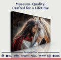 Jesus And Horse Faith Wall Art by Tailored Canvases