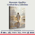 Jesus Christ Walking On Water Faith Wall Art IV by Tailored Canvases